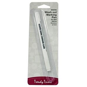 Trendy Trims Wash Out Marking Pen - White 1/Pkg