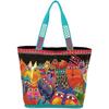 Laurel Burch Shoulder Tote Zipper Top 19.5"X6.75"X15" - Fantasticats