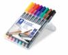 Staedtler Lumocolor Permanent Superfine - Wallet Of 8 Assorted Colours