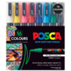 Uni Posca 0.9-1.3mm Fine 16 Pack - Assorted