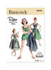 Butterick Misses' Playsuit, Midriff Blouse, Shorts and Skirt