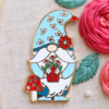 Flamingo Toes Needle Minder - Spring Gnome