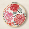 DMC Dahlias Embroidery Kit