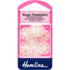 Hemline Snap Fasteners - Plastic 15mm 6/Pkg