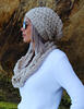 Holland Designs Crochet Pattern - Knit-Look C2C Slouch Hat & Cowl