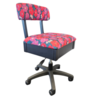 Horn Gaslift Sewing Chair - Floral