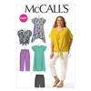 McCalls Pattern 6971 Women's Top, Tunic, Dress, Shorts and Pants