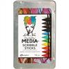 Ranger Ink Dina Wakley Media Scribble Sticks 12/Pkg