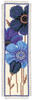 Vervaco Cross Stitch Bookmark Kit - Blue anemones