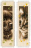 Vervaco Cross Stitch Bookmark Kit - Cat and dog set/2