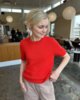 Petite Knit Poppy Tee - Knitting Pattern