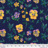 Free Spirit Mon Jardin by Natalie Lete - Pansies Navy
