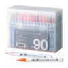 KURETAKE ZIG CLEAN COLOR Real Brush, 90 color set