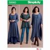 Simplicity Pattern 8960 Misses' Dress Or Tunic, Skirt and Pant