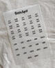 Petite Knit Knitting Needle Case Labels - Iron-On