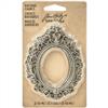 Idea-Ology Tim Holtz Baroque Frames 2/Pkg - Antique Nickel