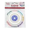 Trendy Trims Wheel of Pearlised Head Pins (Size 38 x 0.6mm)