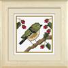 Lyn Manning New Zealand Birds - Tauhou the Waxeye - Cross Stitch Kit