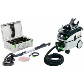 FESTOOL PLANEX LONG REACH SANDER SET LHS 225 WITH CT AUTO CLEAN