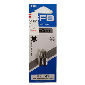 GFB SQUARE Bit No1 25mm Pk2