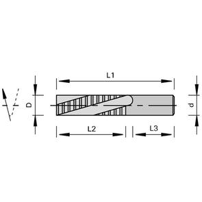 LEUCO ROUGHING CUTTERS WITH SOLID CARBIDE BODY - NEGATIVE SPIRAL
