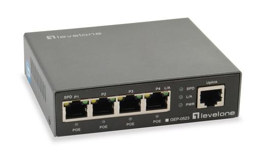 5-Port Gigabit PoE Switch, 802.3at/af PoE, 4 PoE Outputs, 60W