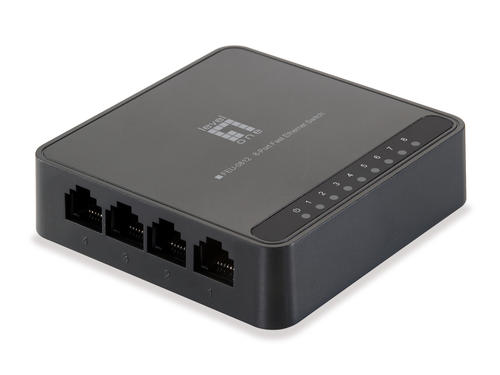 8-Port Fast Ethernet Switch, Unmanaged, Desktop Sized
