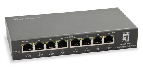 8-Port Gigabit PoE Switch, 802.3at/af PoE, 8 PoE Outputs, 120W