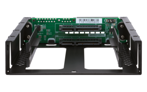 Dual 2.5-inch SATA hard drive to 3.5-inch SATA drive bay adapter