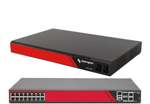 CM8116-10G, 16 selectable serial ports, 2x 10GbE SFP+, 2x 1GbE, TPM 2.0, Docker support, Dual DC