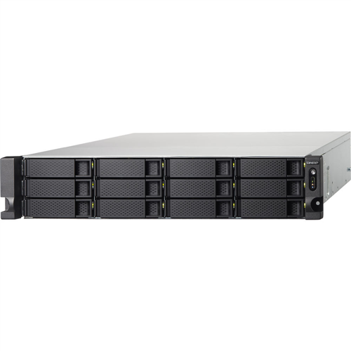 12-Bay NAS, Quad-core 2.1 GHz CPU, 8GB RAM, Rackmount, Dual PSU, 10Gig