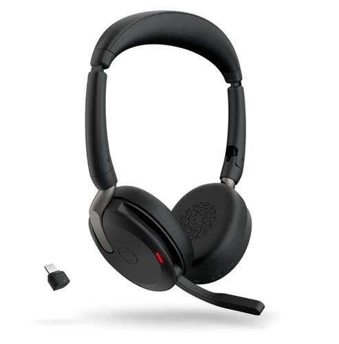 Evolve2 65 Flex Stereo Wireless (Bluetooth) Headset, UC, USB Type-C