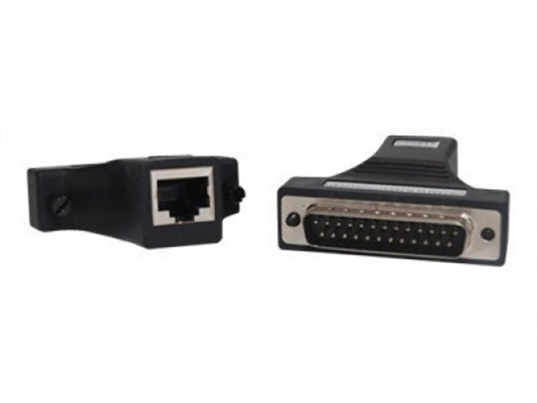 Adapter RJ45-DB25M DTE straight
