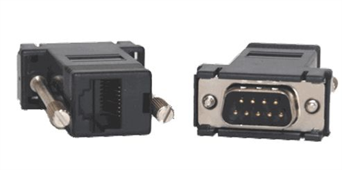 Adapter RJ45-DB9M DTE straight