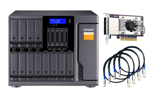 High-performance 16-Bay (12 x 3.5-inch + 4 x 2.5-inch) desktop SATA 6Gbps JBOD storage enclosure kit