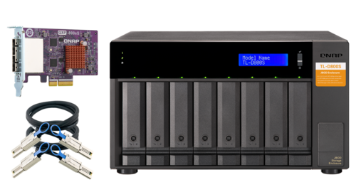 High-performance 8-Bay desktop SATA 6Gbps JBOD storage enclosure