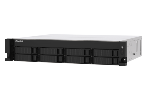 High Performance 8-Bay Rackmount NAS, Quad-Core CPU, 4GB RAM, 4 x GigE