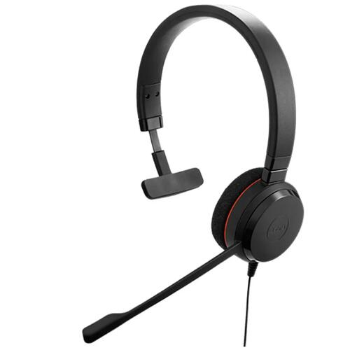 Evolve 20 SE USB (Wired) Monaural Headset, USB-C/A, UC