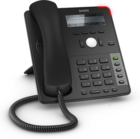 SIP Deskphone, 5-Button, 2 x Gigabit Ethernet, PoE