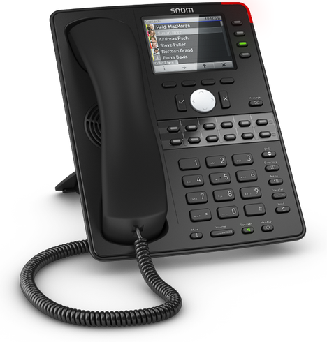 SIP Deskphone, 16-Button, Colour Screen, 2 x Gigabit Ethernet, PoE