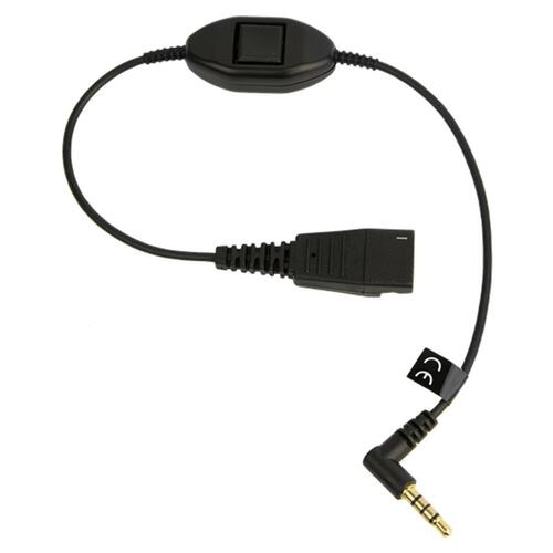 Jabra Quick Disconnect (QD) to 3.5mm Phone Cord, 0.3m
