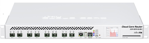 Cloud Core Router, 1 x GigE, 8 x 10G SFP+ ports, Rackmount