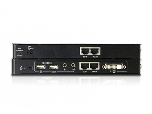 DVI KVM Extender, 60m, RS232 & Audio enabled