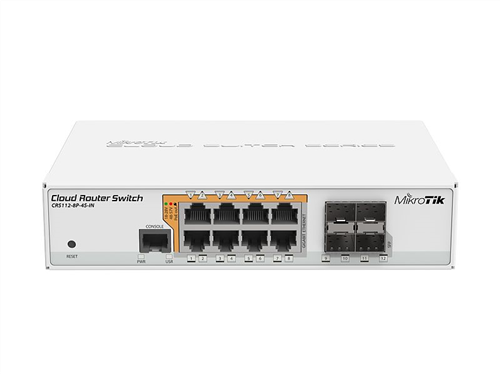8-Port Gigabit Ethernet 802.3af/at PoE Switch, 4x SFP