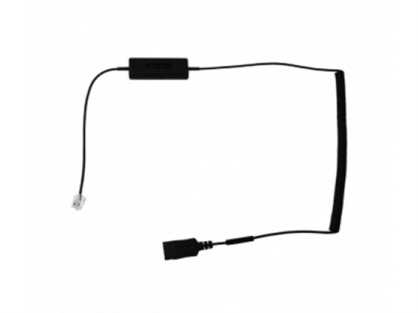 i12 Intelligent Cord, RJ plug to QD Curly Cord Adapter