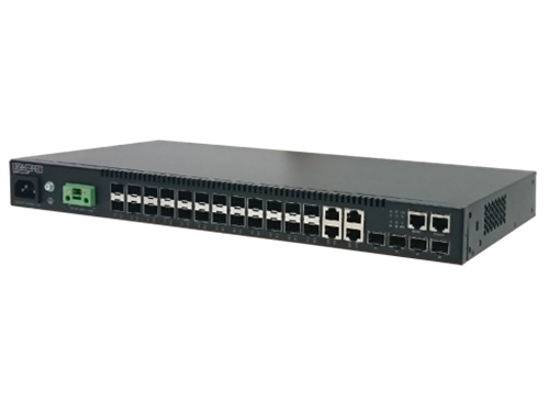 28-Port Gig/GigE Managed Switch, 20 SFP, 4 RJ45, 4 10GigE SFP+ (H/W V2)