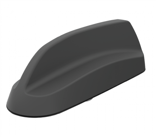 Shark Fin Vehicle Antenna, 2 Cellular (698-2700MHz), 1 GPS, 2 WiFi