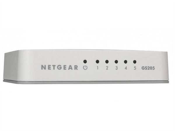 5-Port Gigabit Ethernet Switch, Unmanaged, Desktop Sized