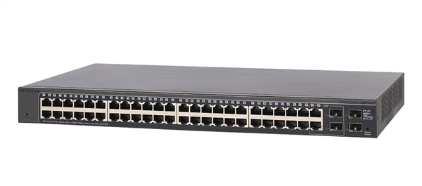ProSafe 48-port Gigabit Smart Switch with 4 shared SFP slots
