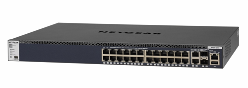 24-Port Fully Managed Stackable Layer 3 Switch (24 x 1G ports with 2 x 10GigE & 2 x SFP+)